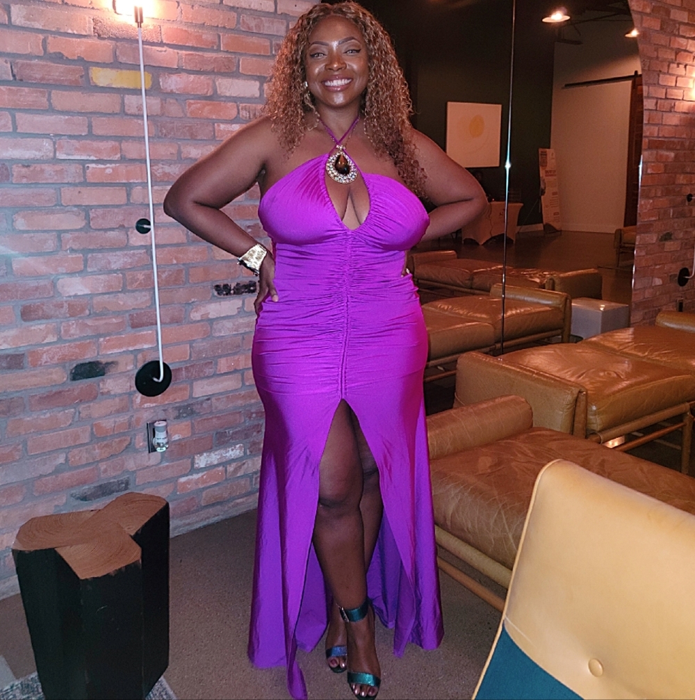 Fashion Nova fuchsia sexy formal